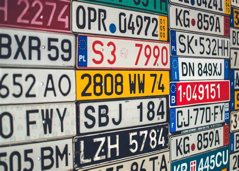 plaque immatriculation par pays